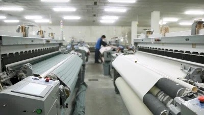 Elektroniczna tkanina bawełniana Air Jet Looms Technologia mechanicznego tkania 1000 obr./min